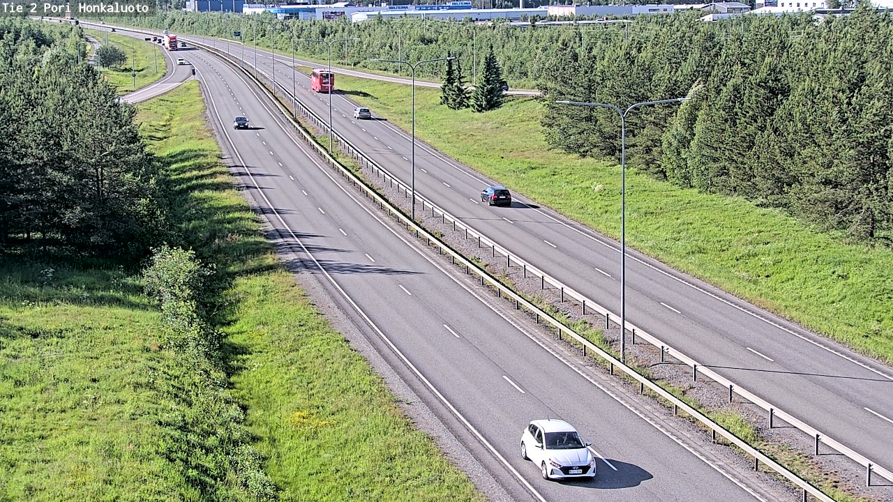 Weather Camera Image Väg 2 Björneborg, Honkaluoto, Pori, Satakunta