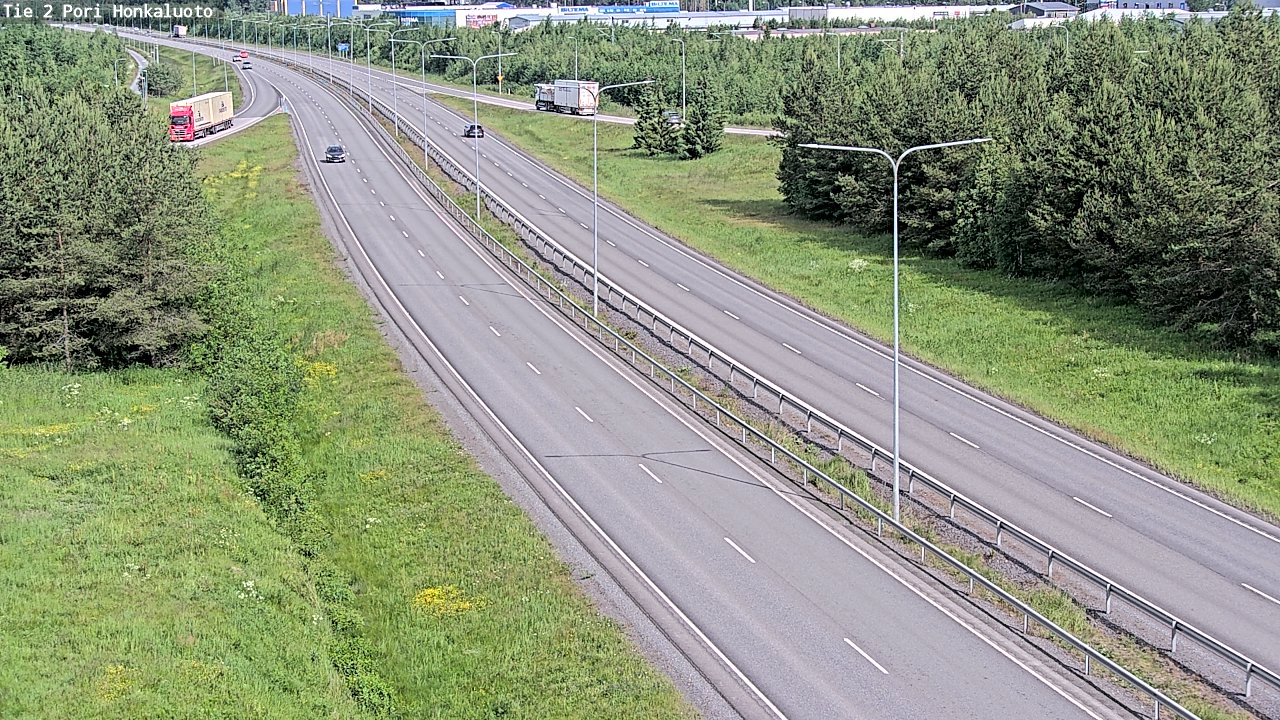 Weather Camera Image Road 2 Pori, Honkaluoto, Pori, Satakunta