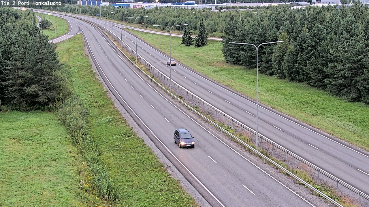 Weather Camera Image Väg 2 Björneborg, Honkaluoto, Pori, Satakunta