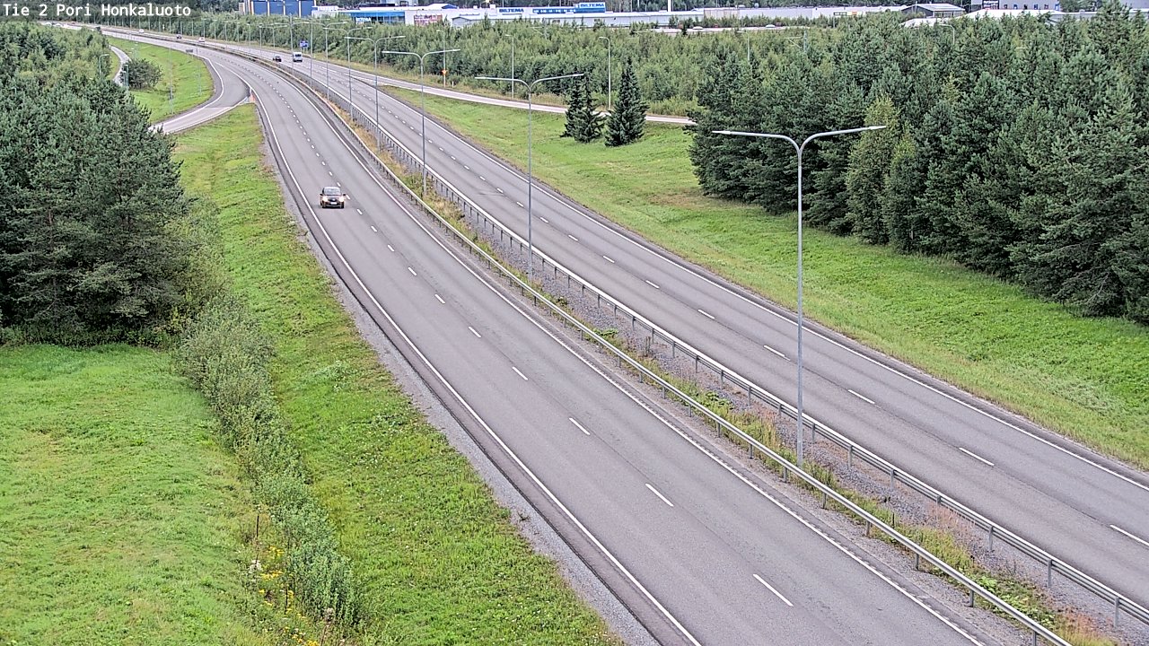 Weather Camera Image Väg 2 Björneborg, Honkaluoto, Pori, Satakunta