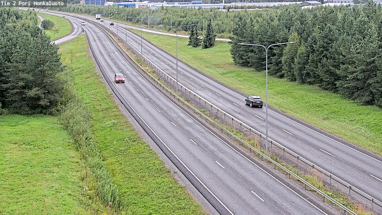 Weather Camera Image Väg 2 Björneborg, Honkaluoto, Pori, Satakunta