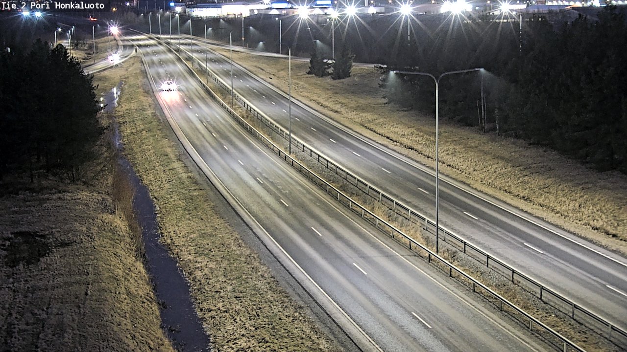 Weather Camera Image Road 2 Pori, Honkaluoto, Pori, Satakunta