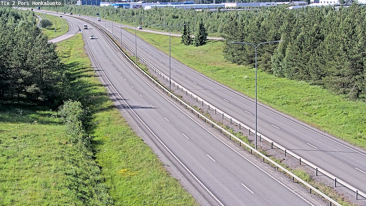 Weather Camera Image Väg 2 Björneborg, Honkaluoto, Pori, Satakunta