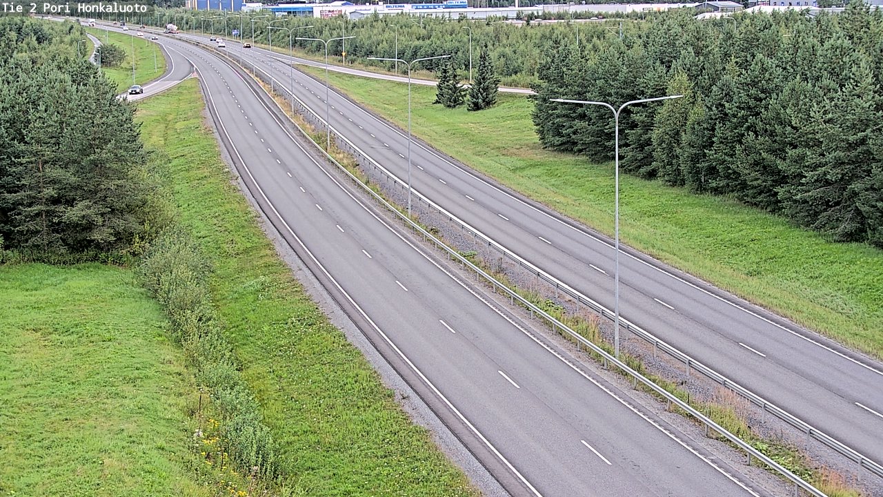 Weather Camera Image Väg 2 Björneborg, Honkaluoto, Pori, Satakunta
