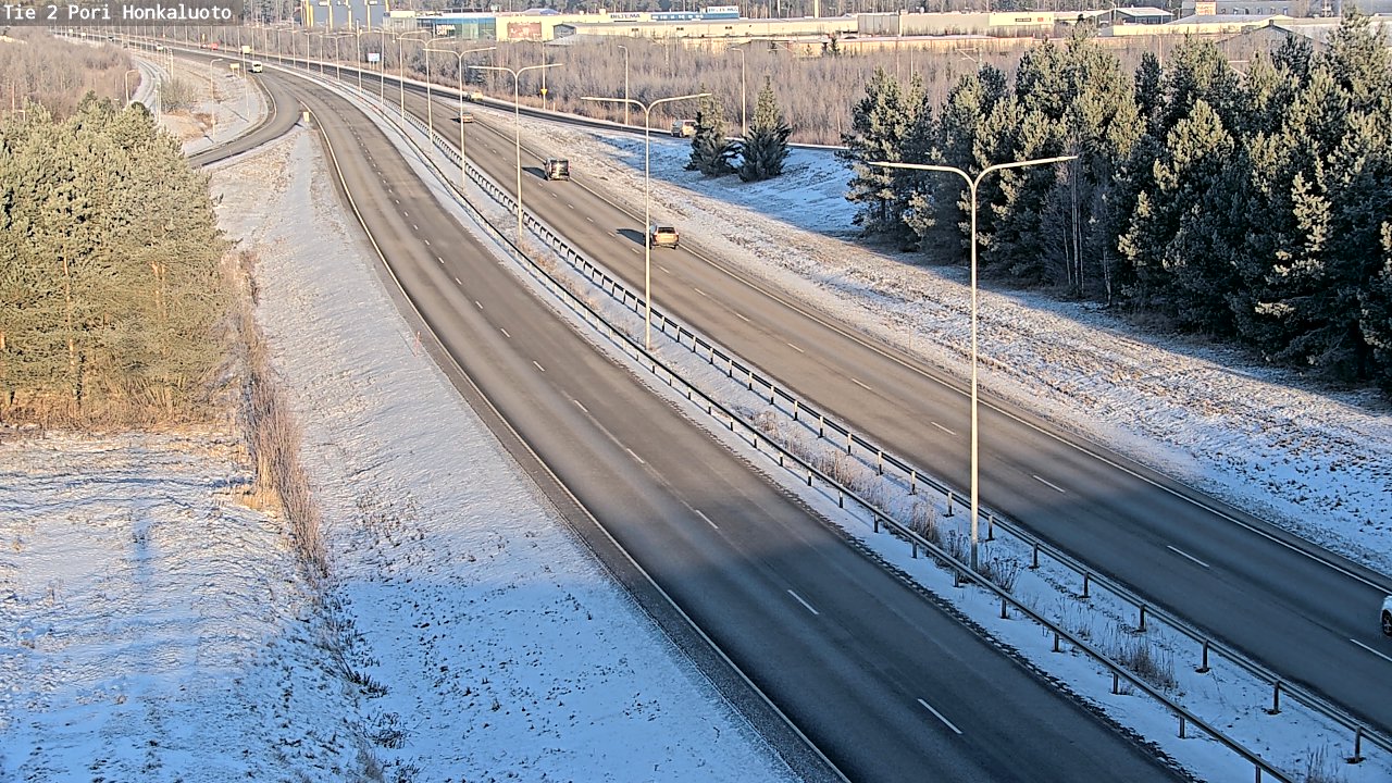 Weather Camera Image Road 2 Pori, Honkaluoto, Pori, Satakunta