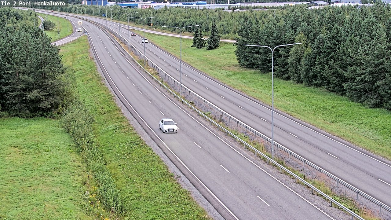 Weather Camera Image Väg 2 Björneborg, Honkaluoto, Pori, Satakunta