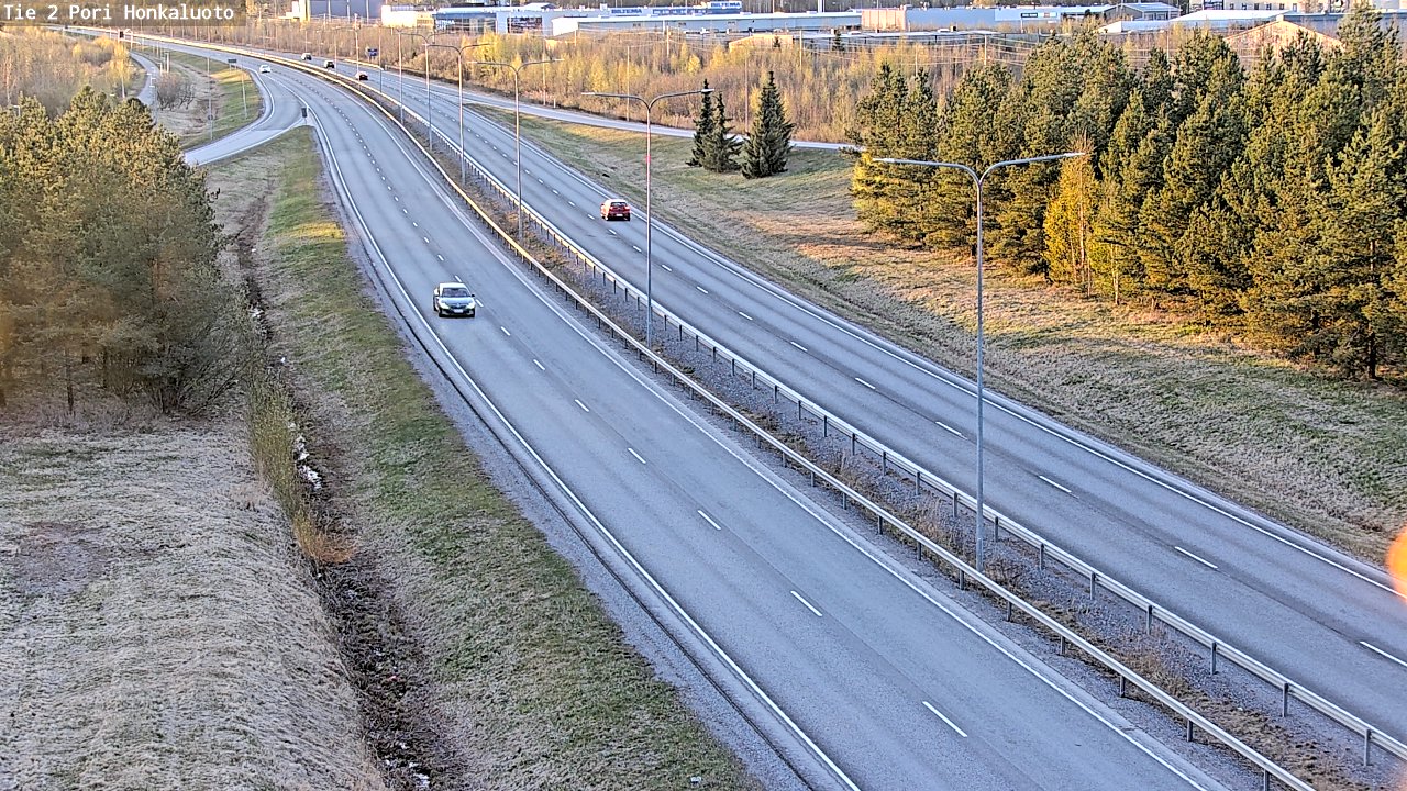 Weather Camera Image Road 2 Pori, Honkaluoto, Pori, Satakunta