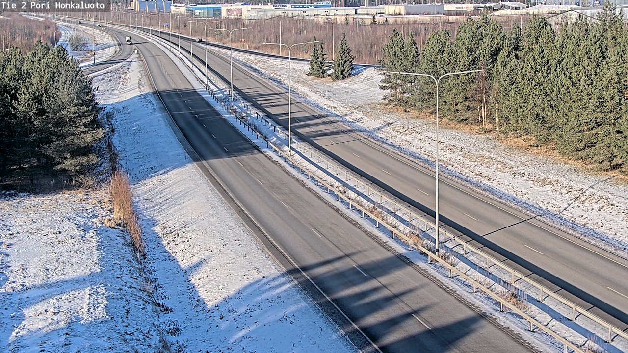 Weather Camera Image Road 2 Pori, Honkaluoto, Pori, Satakunta