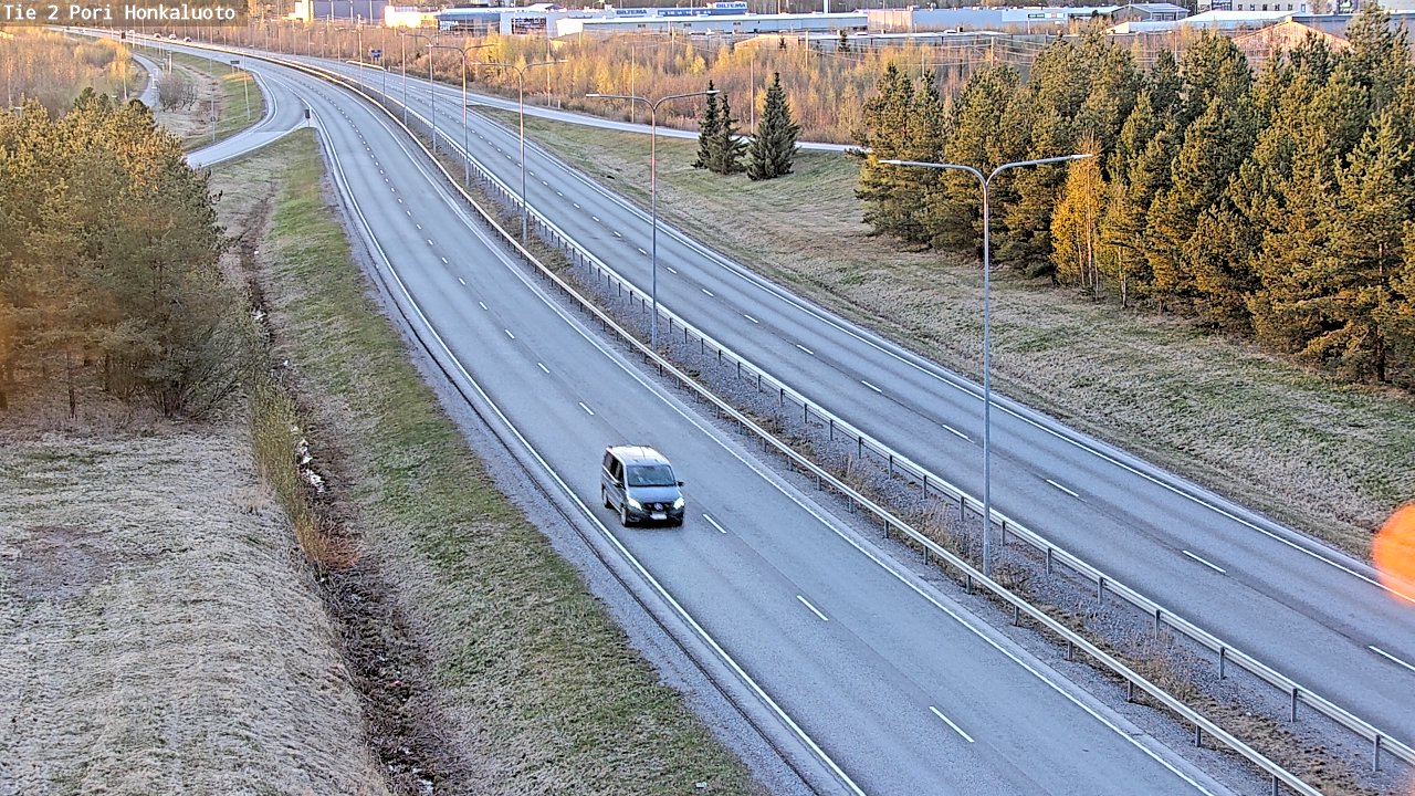 Weather Camera Image Road 2 Pori, Honkaluoto, Pori, Satakunta