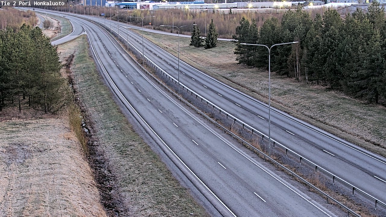 Weather Camera Image Road 2 Pori, Honkaluoto, Pori, Satakunta