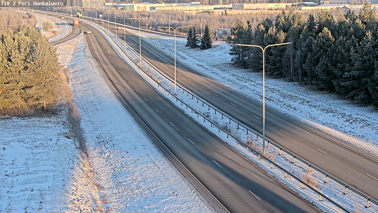 Weather Camera Image Road 2 Pori, Honkaluoto, Pori, Satakunta