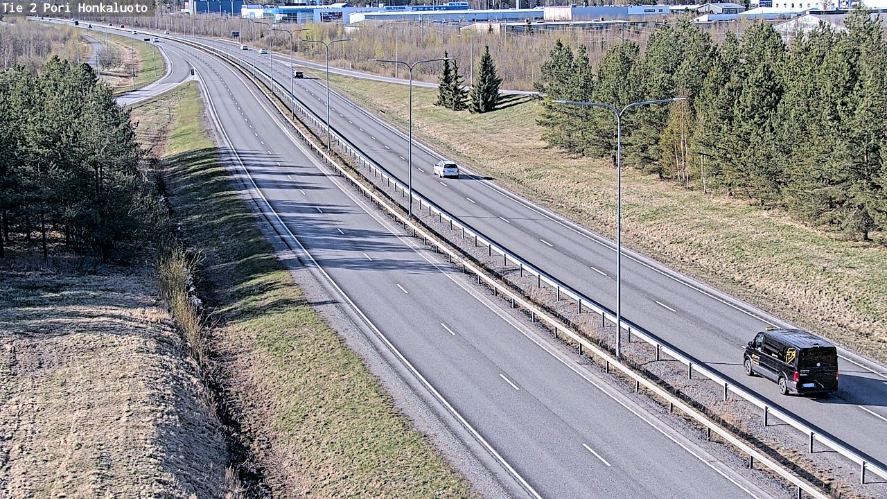 Weather Camera Image Road 2 Pori, Honkaluoto, Pori, Satakunta