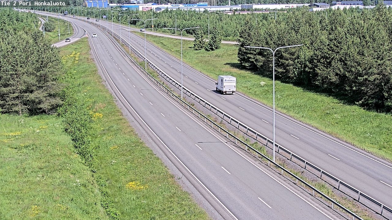 Weather Camera Image Road 2 Pori, Honkaluoto, Pori, Satakunta