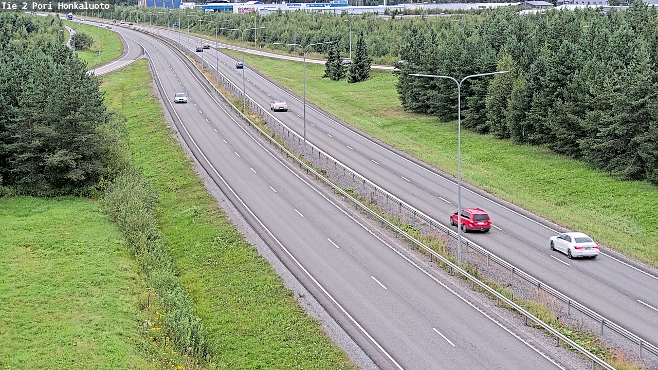 Weather Camera Image Väg 2 Björneborg, Honkaluoto, Pori, Satakunta