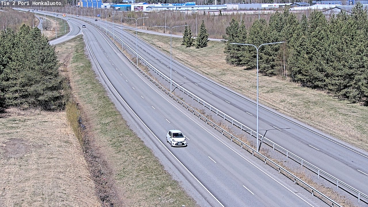 Weather Camera Image Road 2 Pori, Honkaluoto, Pori, Satakunta