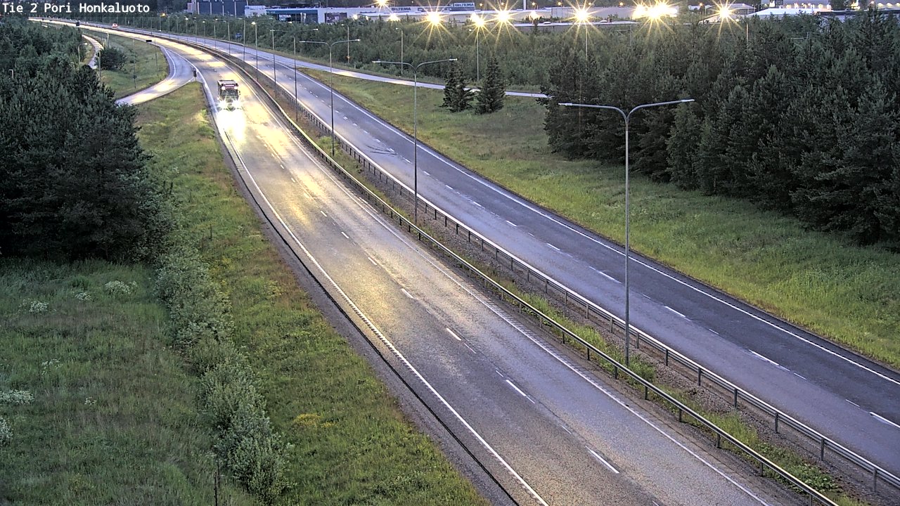 Weather Camera Image Väg 2 Björneborg, Honkaluoto, Pori, Satakunta