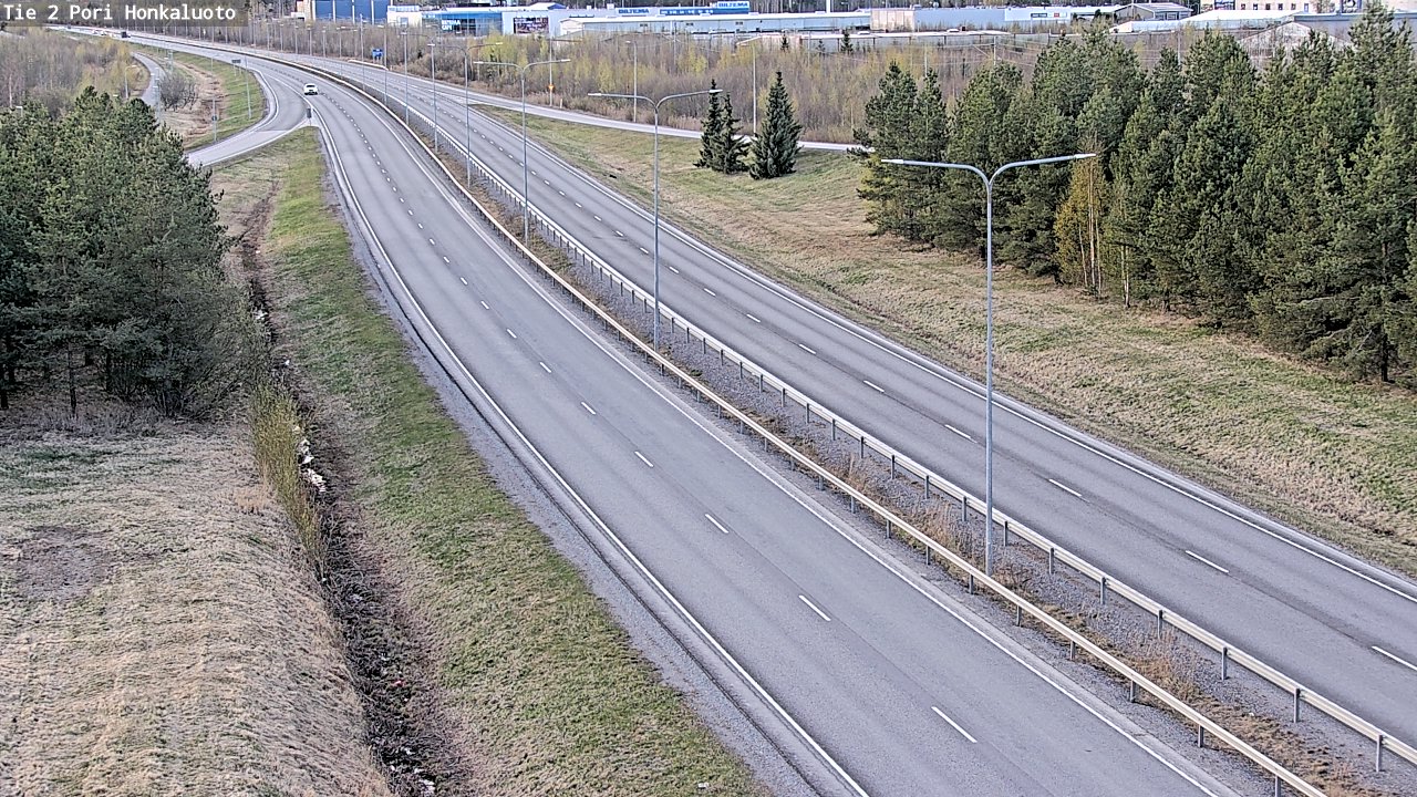 Weather Camera Image Road 2 Pori, Honkaluoto, Pori, Satakunta