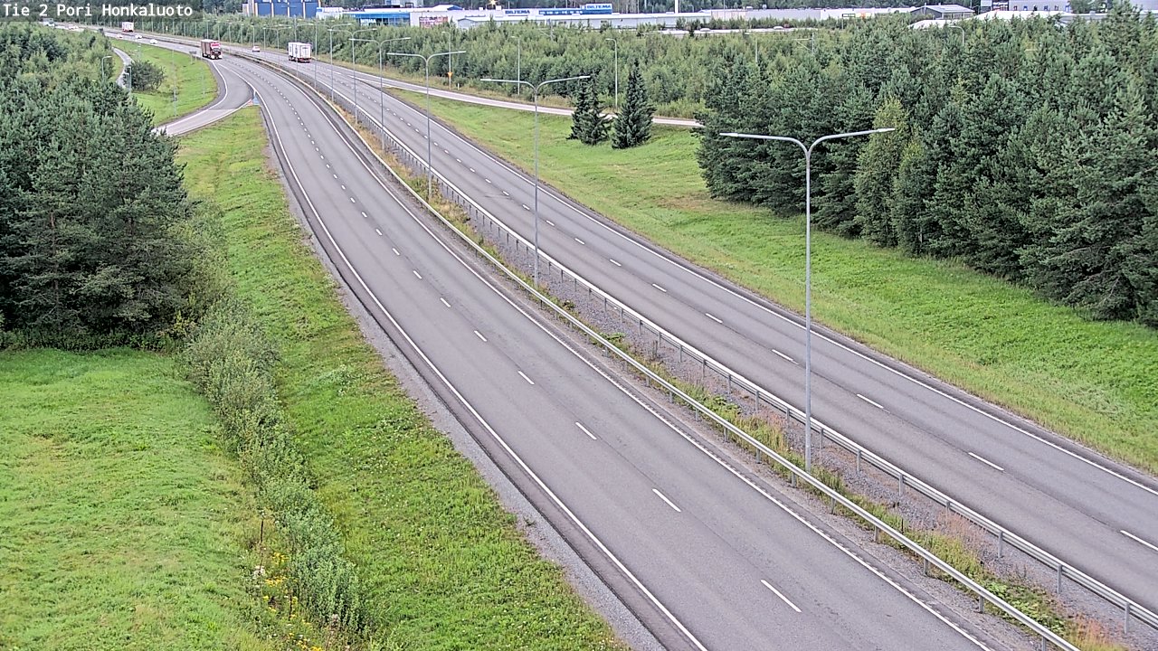 Weather Camera Image Väg 2 Björneborg, Honkaluoto, Pori, Satakunta