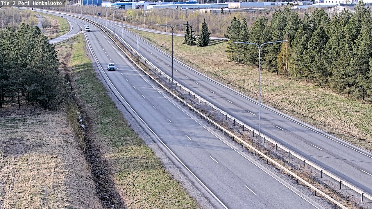 Weather Camera Image Road 2 Pori, Honkaluoto, Pori, Satakunta