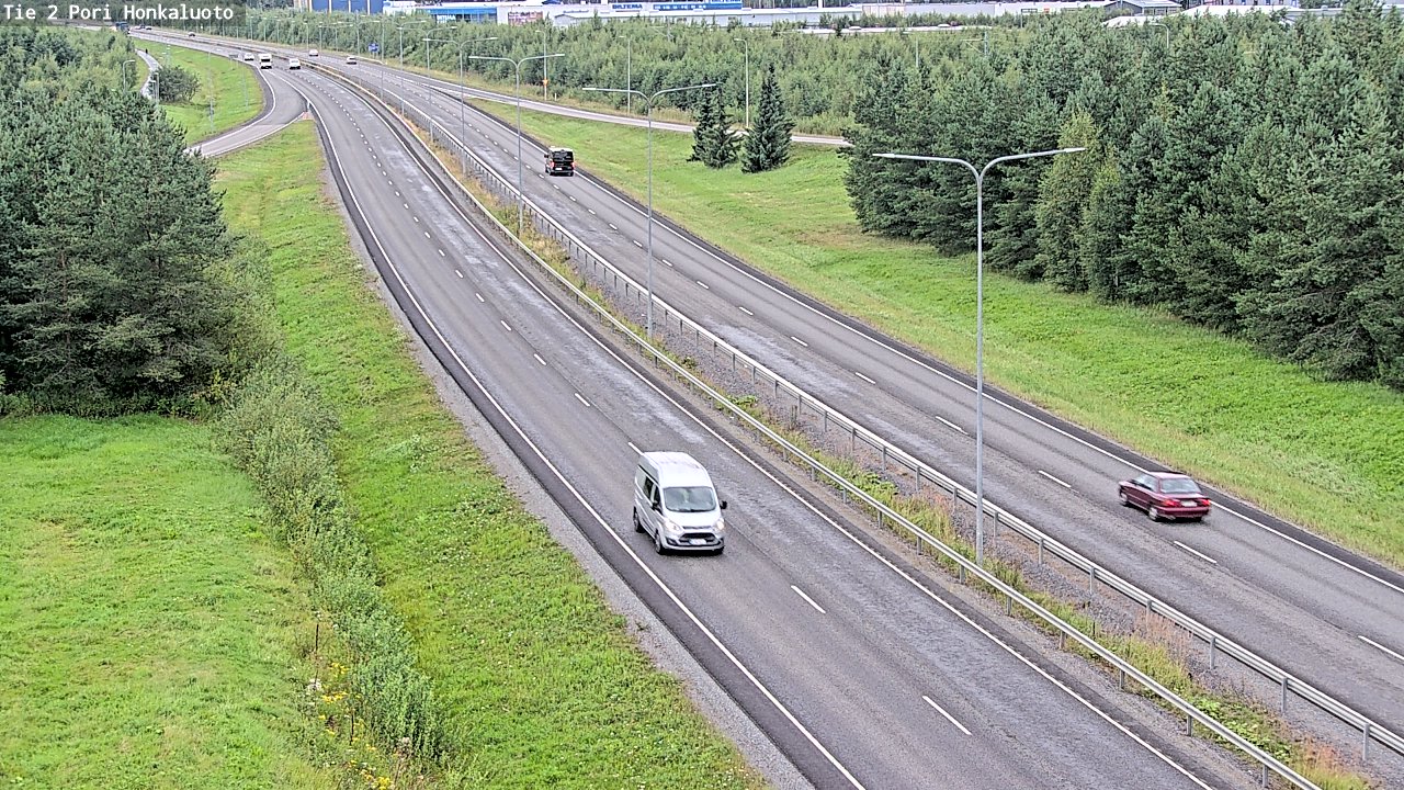 Weather Camera Image Väg 2 Björneborg, Honkaluoto, Pori, Satakunta
