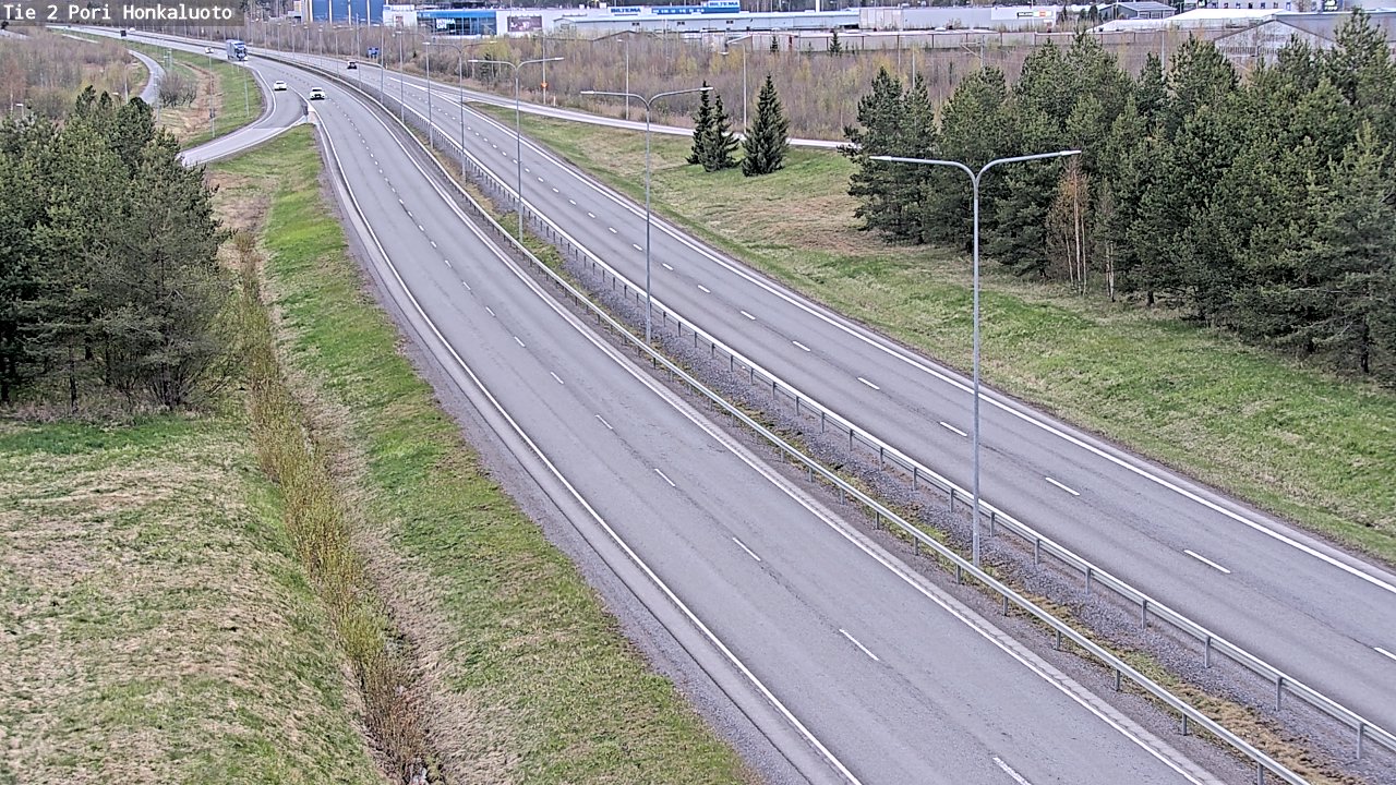 Weather Camera Image Väg 2 Björneborg, Honkaluoto, Pori, Satakunta