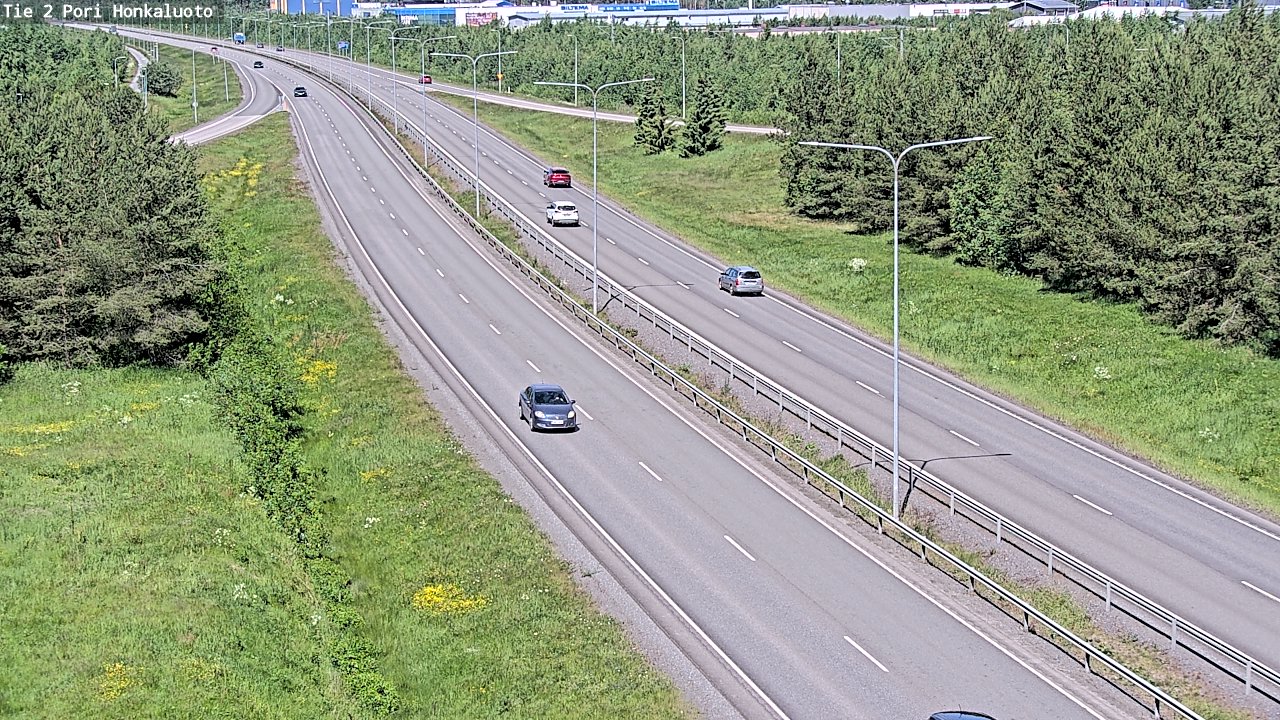 Weather Camera Image Road 2 Pori, Honkaluoto, Pori, Satakunta