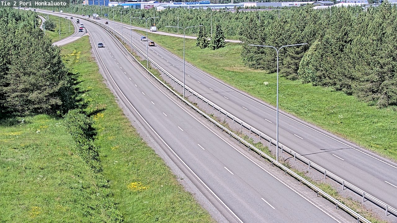 Weather Camera Image Road 2 Pori, Honkaluoto, Pori, Satakunta