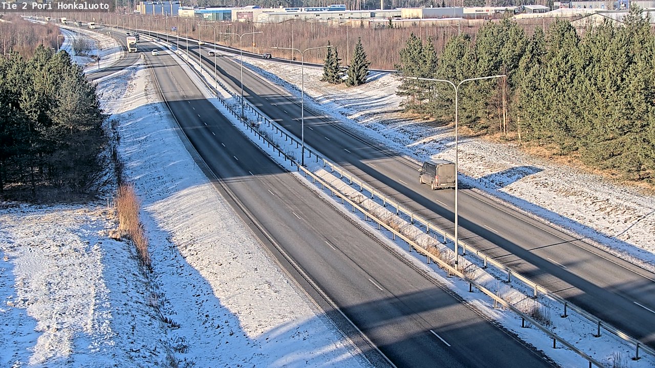 Weather Camera Image Road 2 Pori, Honkaluoto, Pori, Satakunta
