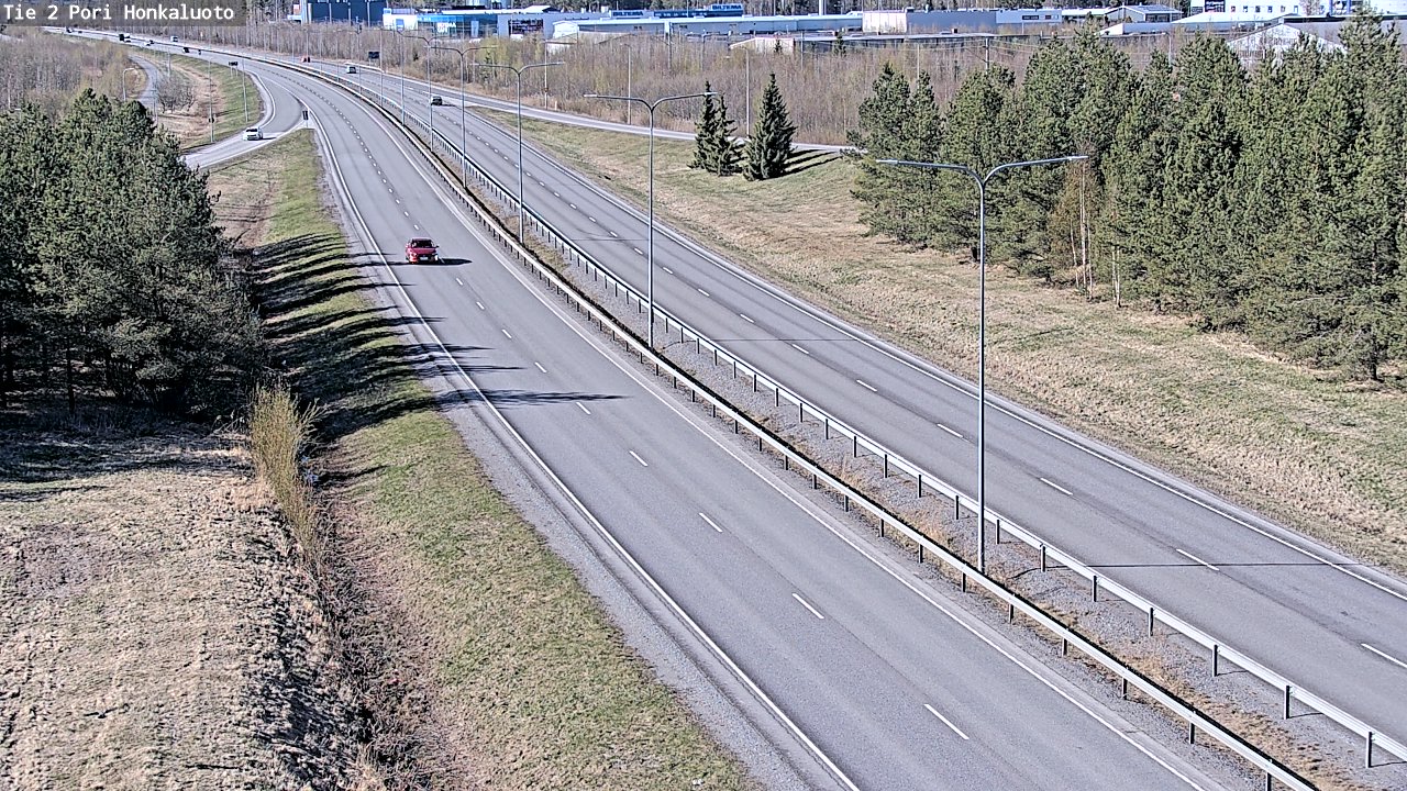 Weather Camera Image Road 2 Pori, Honkaluoto, Pori, Satakunta