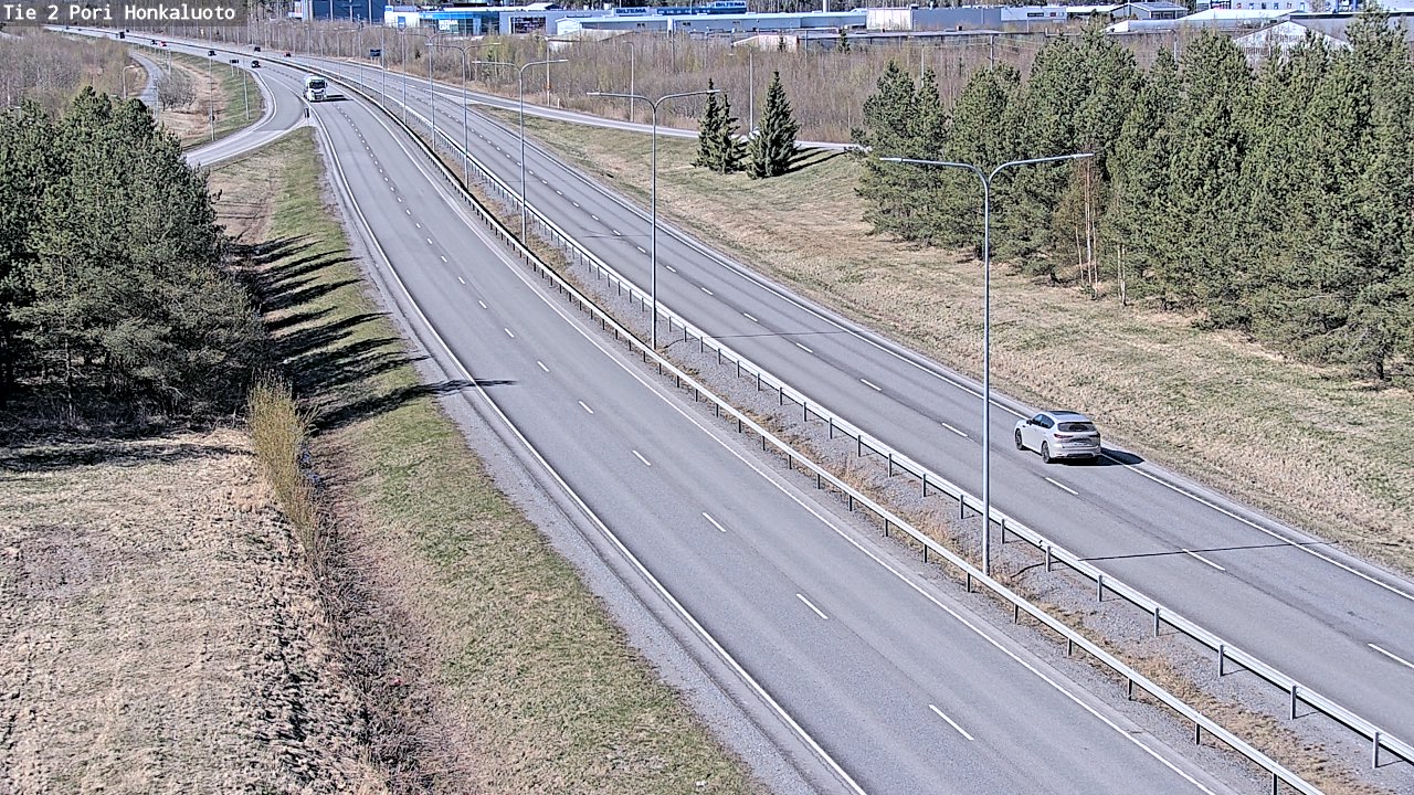 Weather Camera Image Road 2 Pori, Honkaluoto, Pori, Satakunta