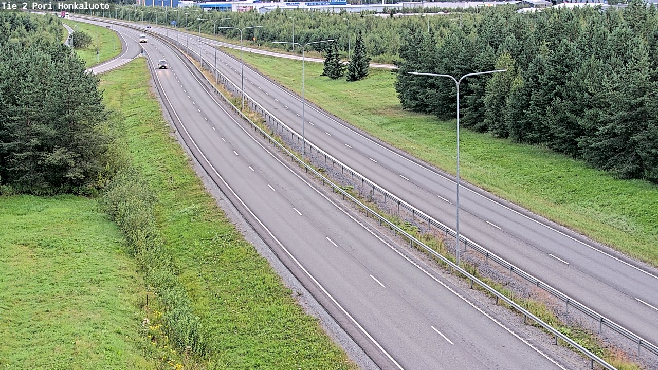 Weather Camera Image Väg 2 Björneborg, Honkaluoto, Pori, Satakunta