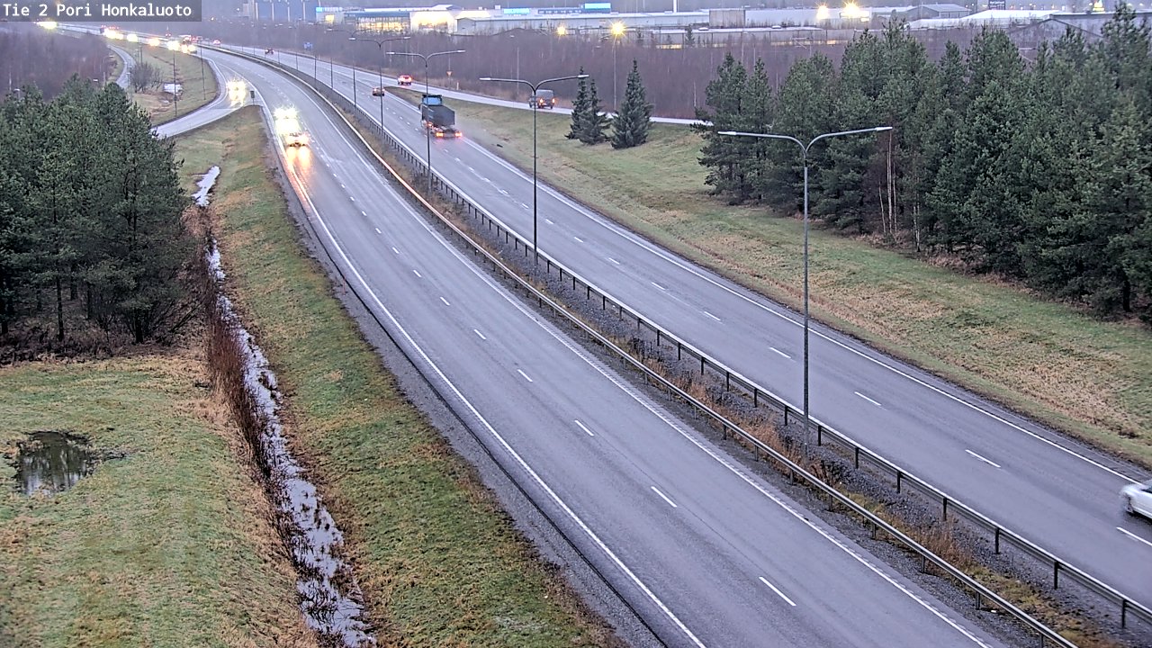 Weather Camera Image Road 2 Pori, Honkaluoto, Pori, Satakunta