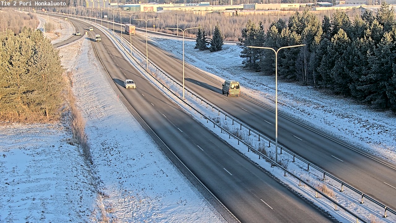 Weather Camera Image Road 2 Pori, Honkaluoto, Pori, Satakunta