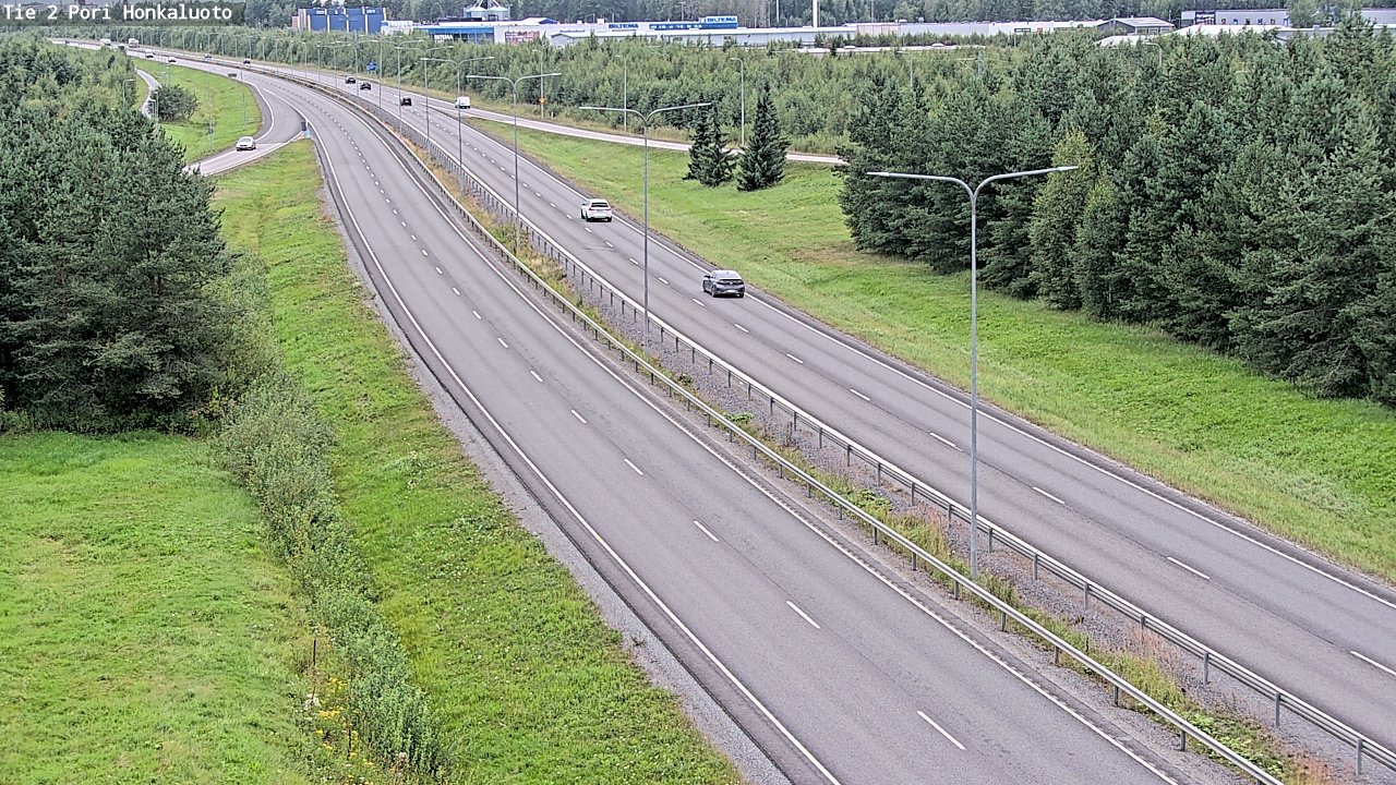 Weather Camera Image Väg 2 Björneborg, Honkaluoto, Pori, Satakunta