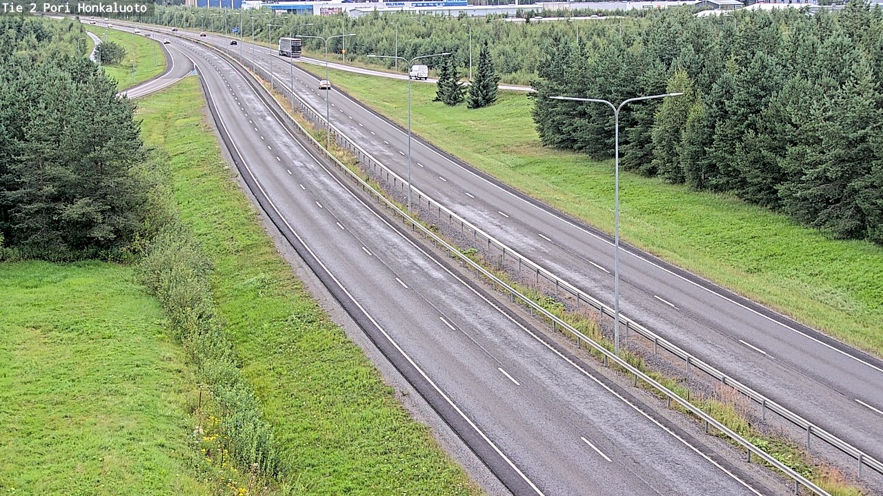 Weather Camera Image Väg 2 Björneborg, Honkaluoto, Pori, Satakunta