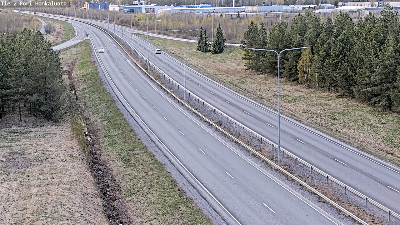 Weather Camera Image Road 2 Pori, Honkaluoto, Pori, Satakunta