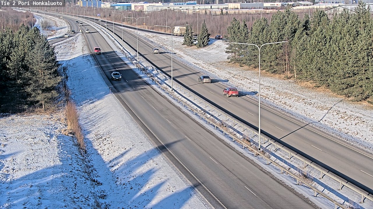 Weather Camera Image Road 2 Pori, Honkaluoto, Pori, Satakunta