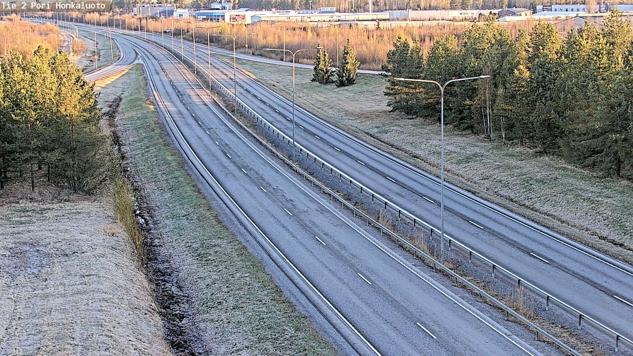 Weather Camera Image Road 2 Pori, Honkaluoto, Pori, Satakunta