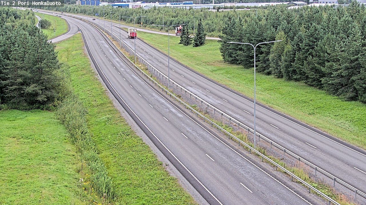 Weather Camera Image Väg 2 Björneborg, Honkaluoto, Pori, Satakunta