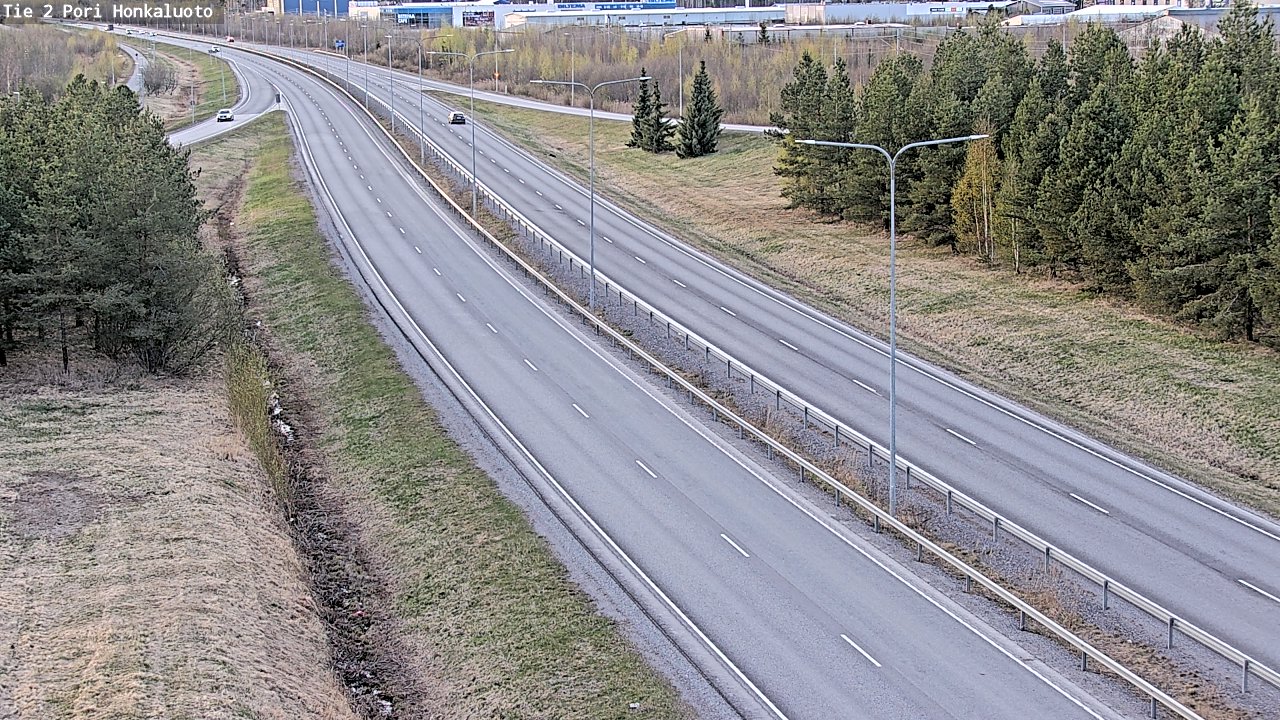 Weather Camera Image Road 2 Pori, Honkaluoto, Pori, Satakunta