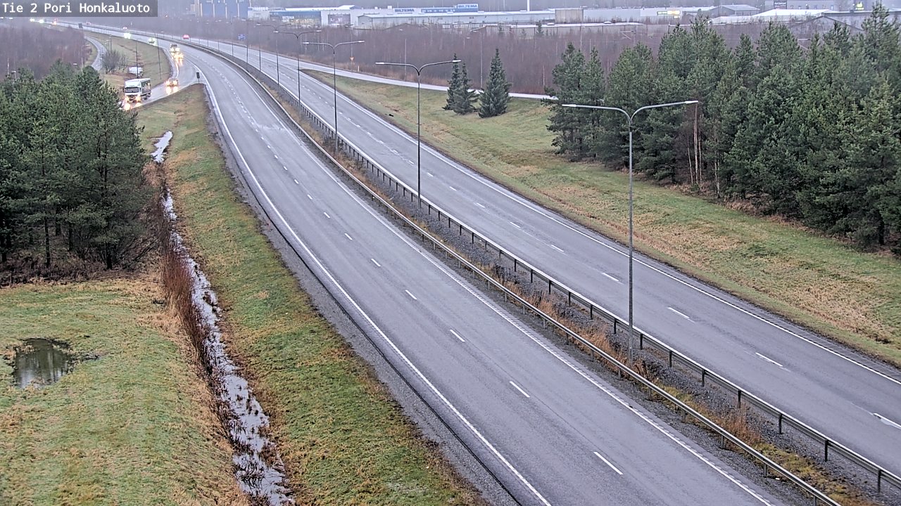 Weather Camera Image Road 2 Pori, Honkaluoto, Pori, Satakunta