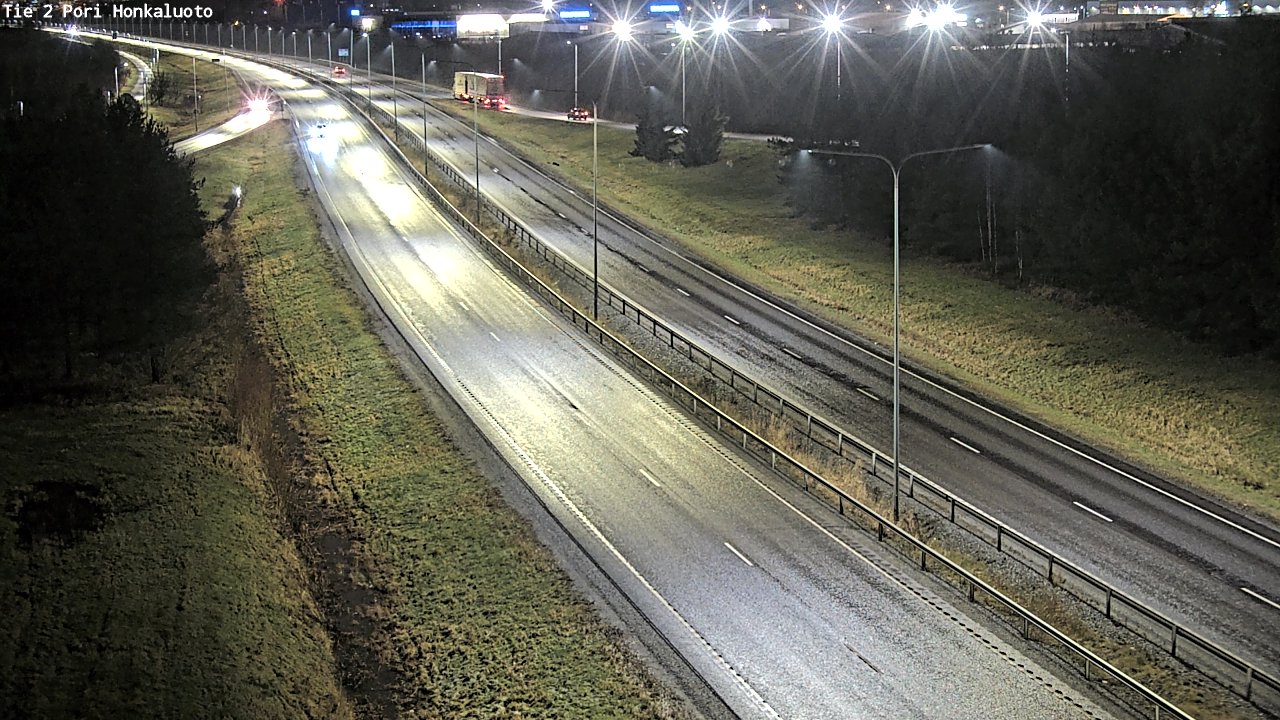 Weather Camera Image Road 2 Pori, Honkaluoto, Pori, Satakunta