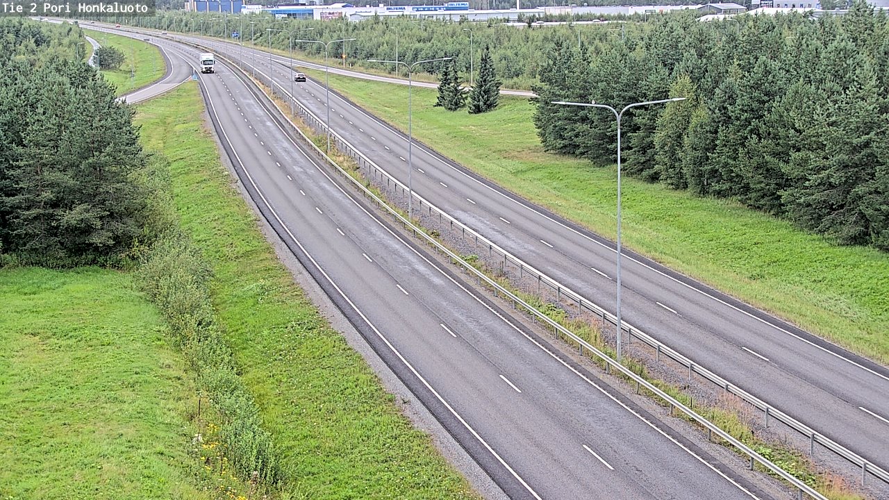 Weather Camera Image Väg 2 Björneborg, Honkaluoto, Pori, Satakunta