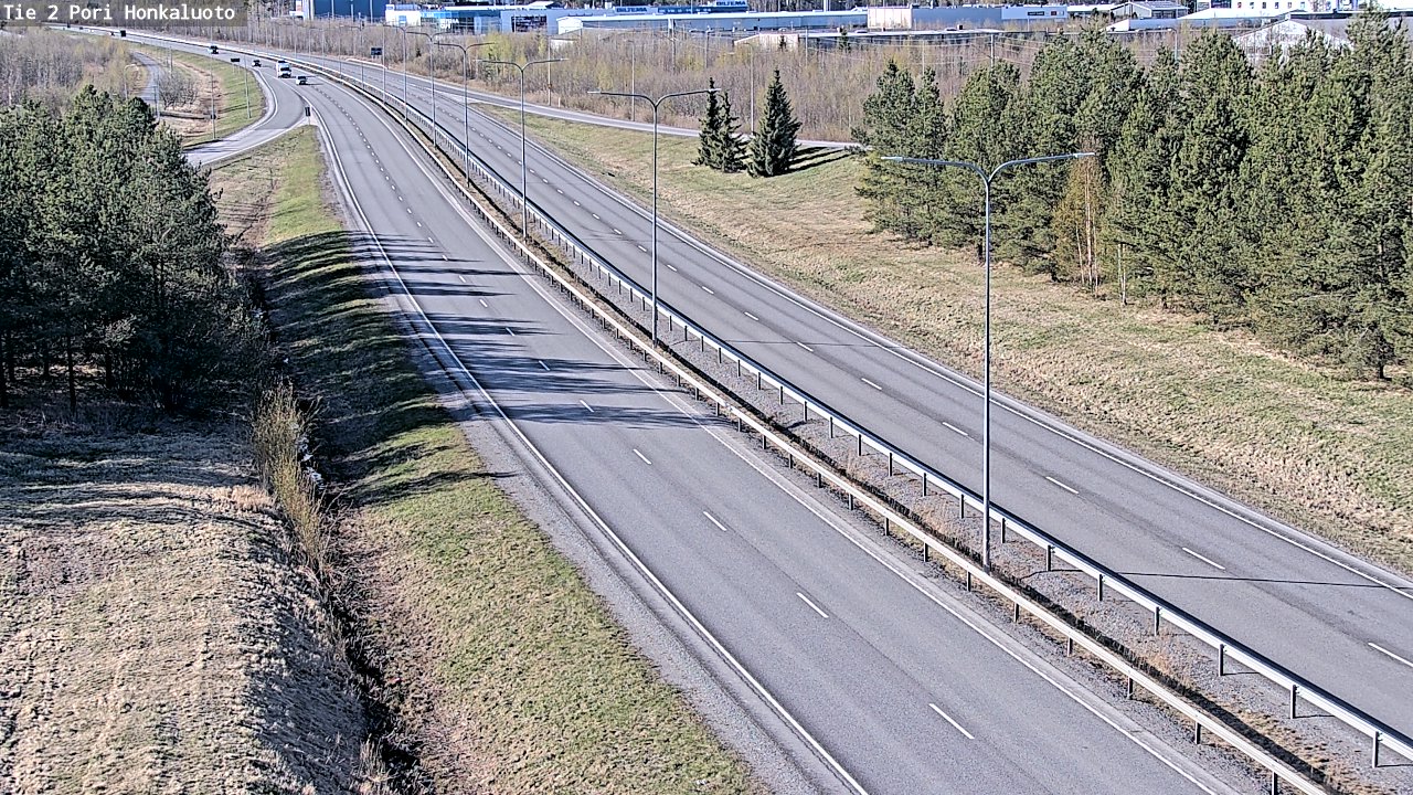 Weather Camera Image Road 2 Pori, Honkaluoto, Pori, Satakunta