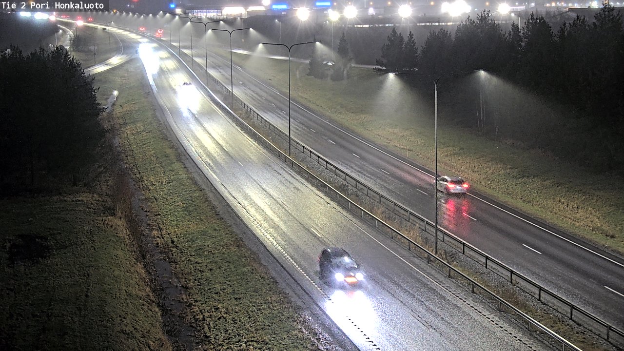 Weather Camera Image Väg 2 Björneborg, Honkaluoto, Pori, Satakunta