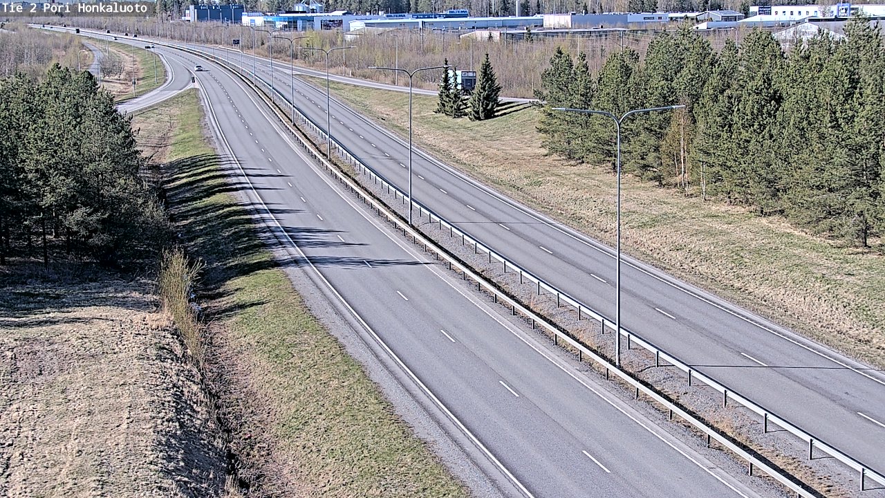 Weather Camera Image Road 2 Pori, Honkaluoto, Pori, Satakunta