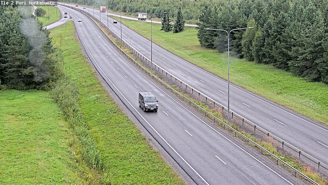 Weather Camera Image Väg 2 Björneborg, Honkaluoto, Pori, Satakunta
