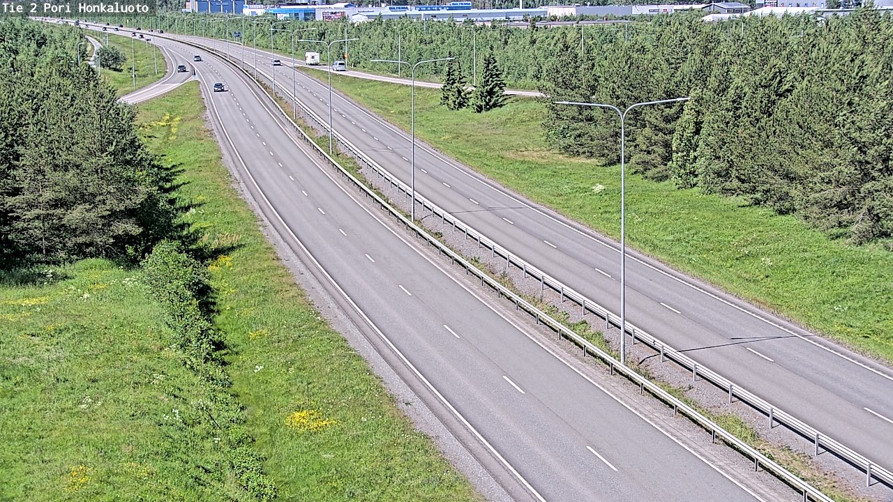 Weather Camera Image Road 2 Pori, Honkaluoto, Pori, Satakunta