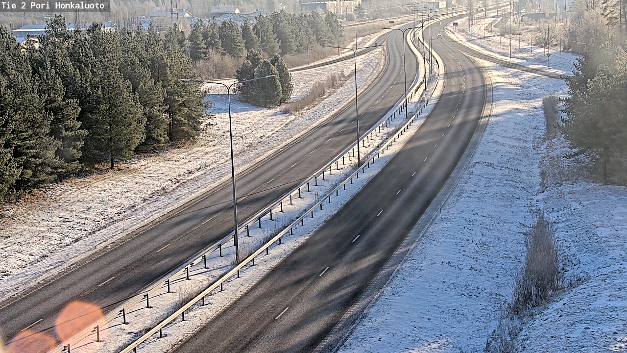 Weather Camera Image Road 2 Pori, Honkaluoto, Pori, Satakunta