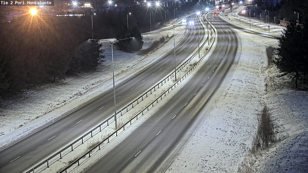 Weather Camera Image Road 2 Pori, Honkaluoto, Pori, Satakunta